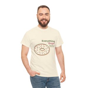 Funny 'Everything Bagel Energy' Tee | Jewish Sarcastic Humor Shirt