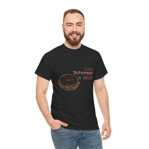 Lox, Schmear, and Sarcasm Bagel Tee | Funny Jewish Foodie Shirt