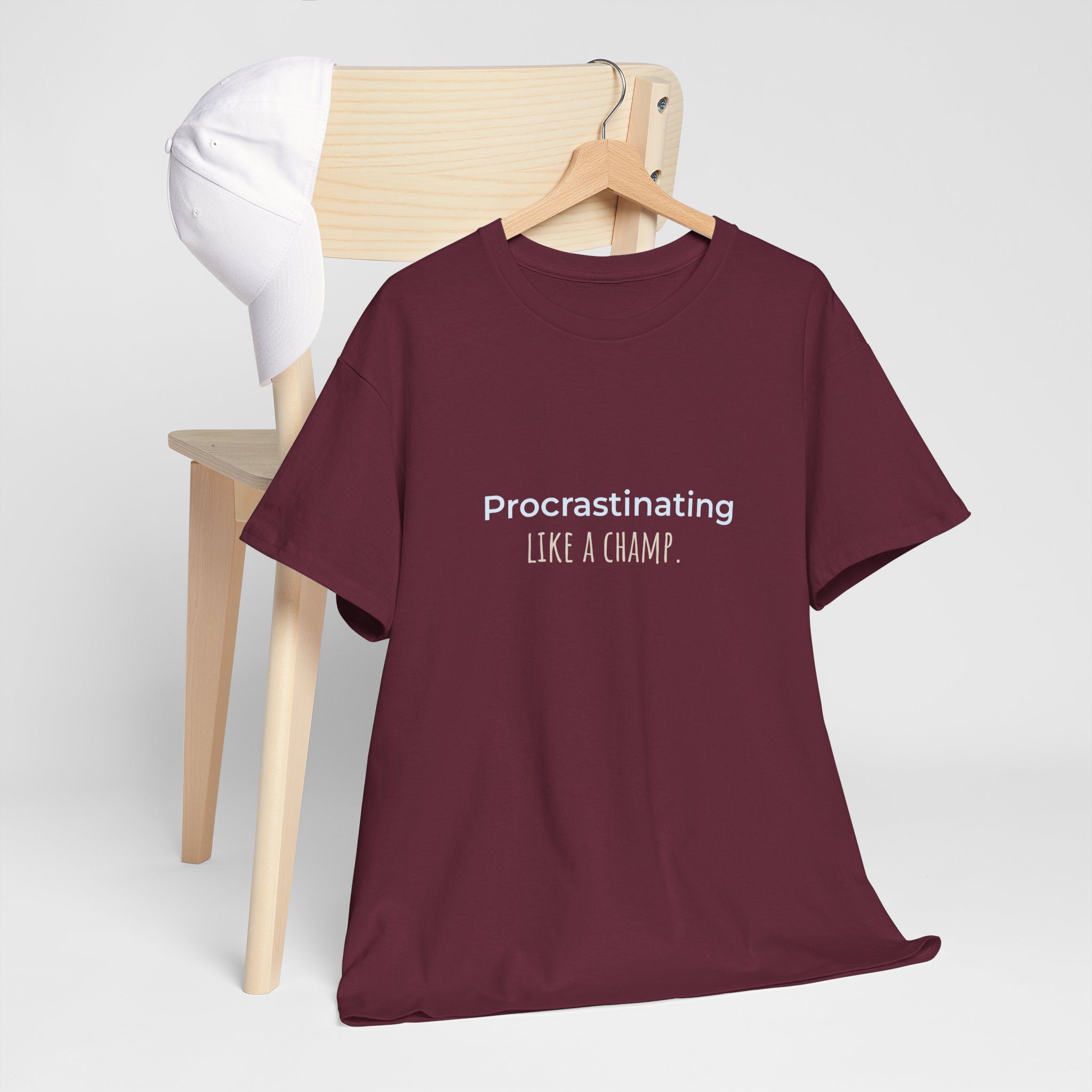 Procrastinating Like a Champ T-Shirt - Image 4