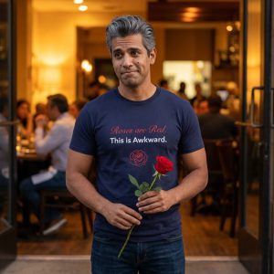 "Roses are Red. This is Awkward" Funny Relationship Tee