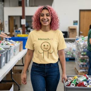 Mensch-ish Funny Jewish Tee