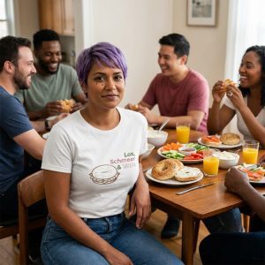 Lox, Schmear, and Sarcasm Bagel Tee