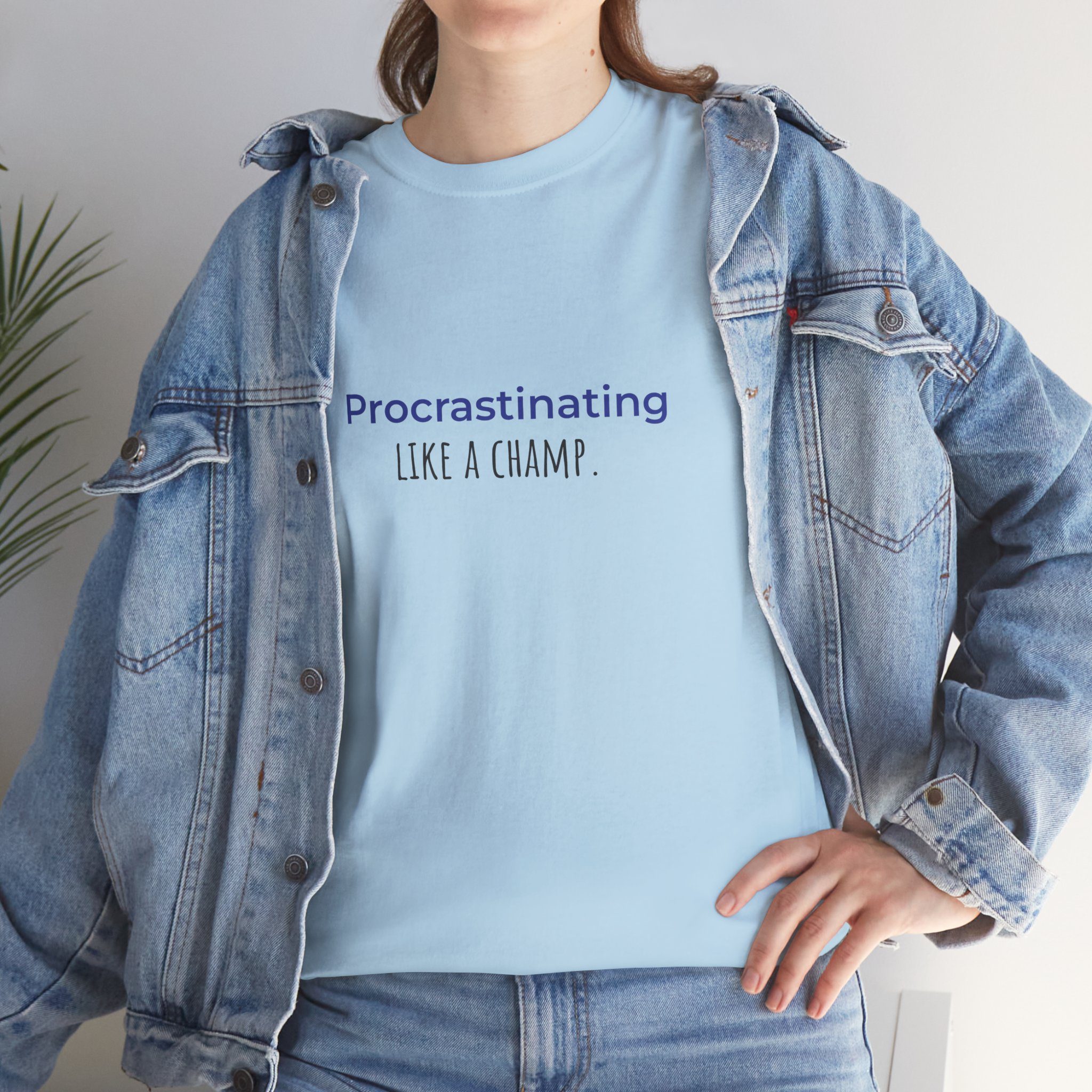 Procrastinating Like a Champ T-Shirt - Image 3
