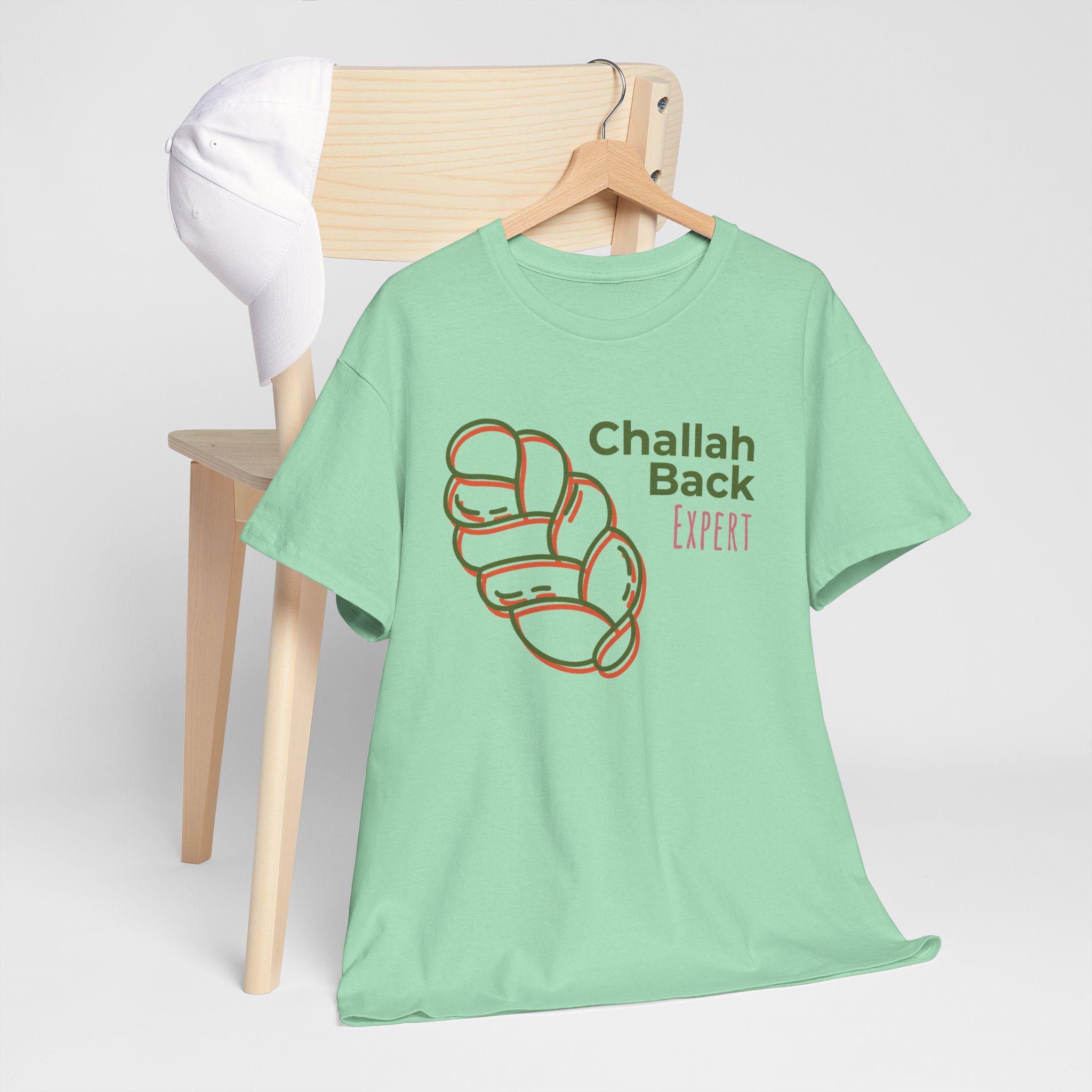 "Challah Back Expert" Funny Jewish Tee - Image 2