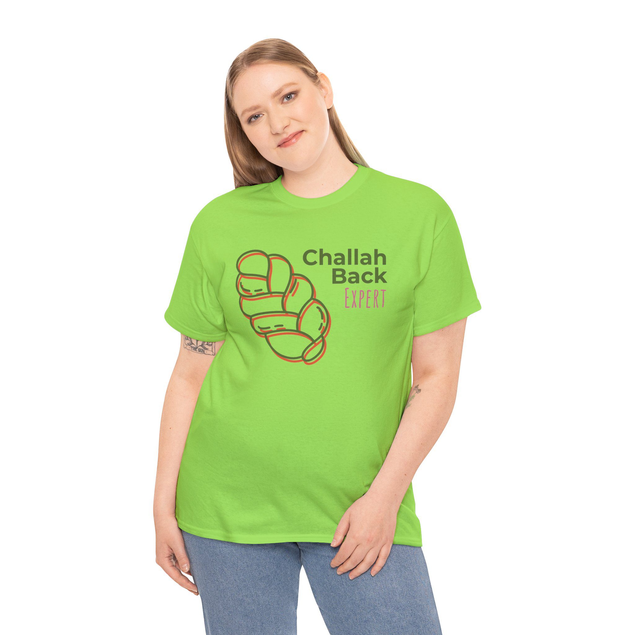 "Challah Back Expert" Funny Jewish Tee - Image 10