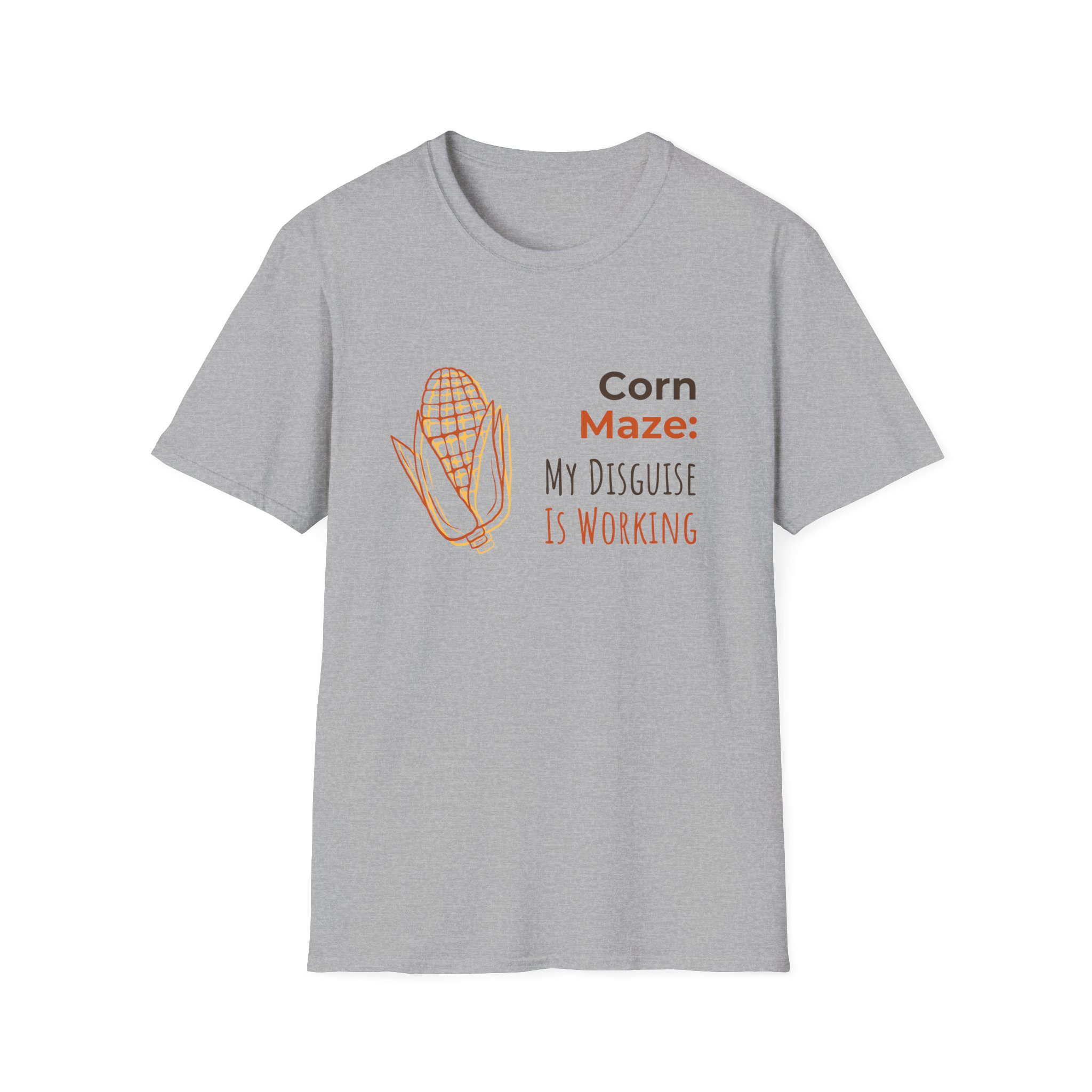 Corn Maze T‑Shirt – “My Disguise Is Working” Fall Harvest Tee - Image 4