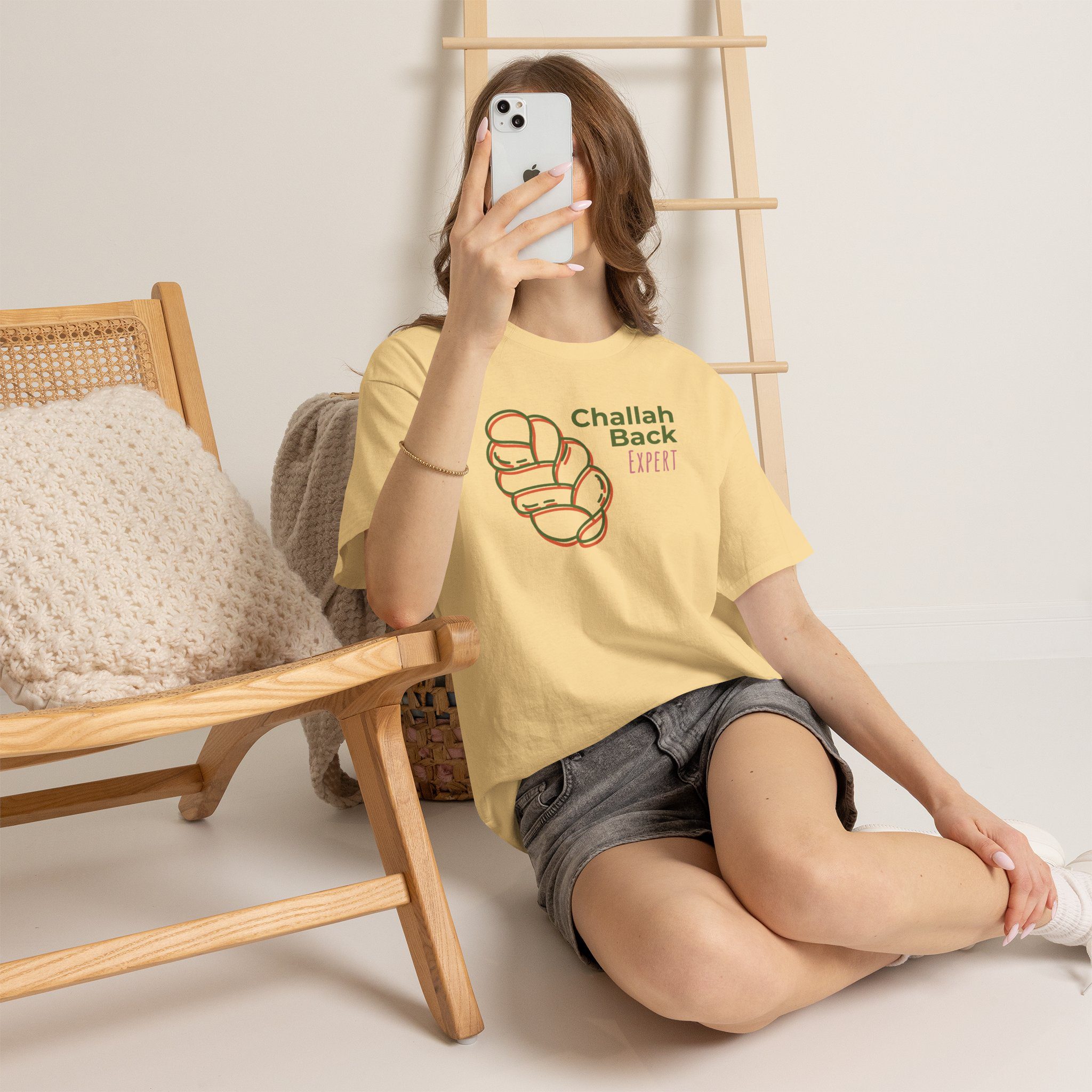 "Challah Back Expert" Funny Jewish Tee - Image 9