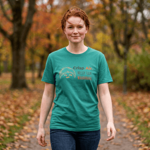 Crisp Air Messy Hair T-Shirt - Funny Fall Vibes Shirt