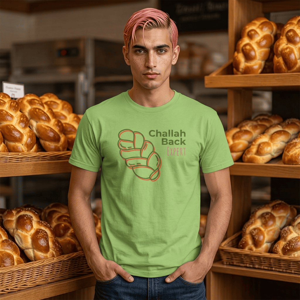 "Challah Back Expert" Funny Jewish Tee