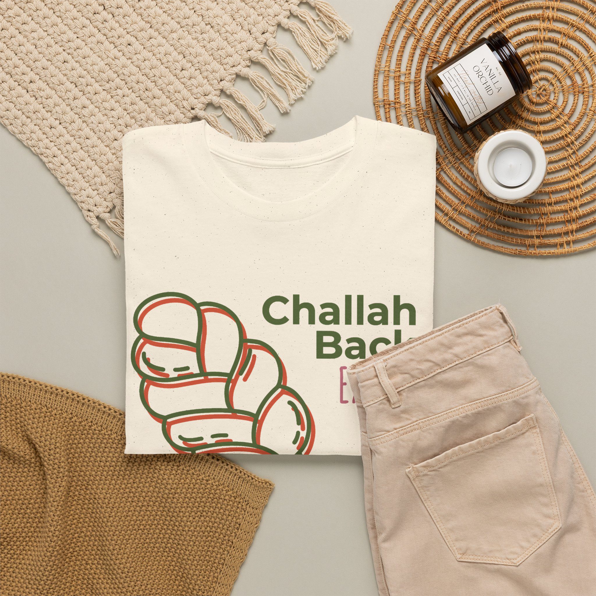 "Challah Back Expert" Funny Jewish Tee - Image 7