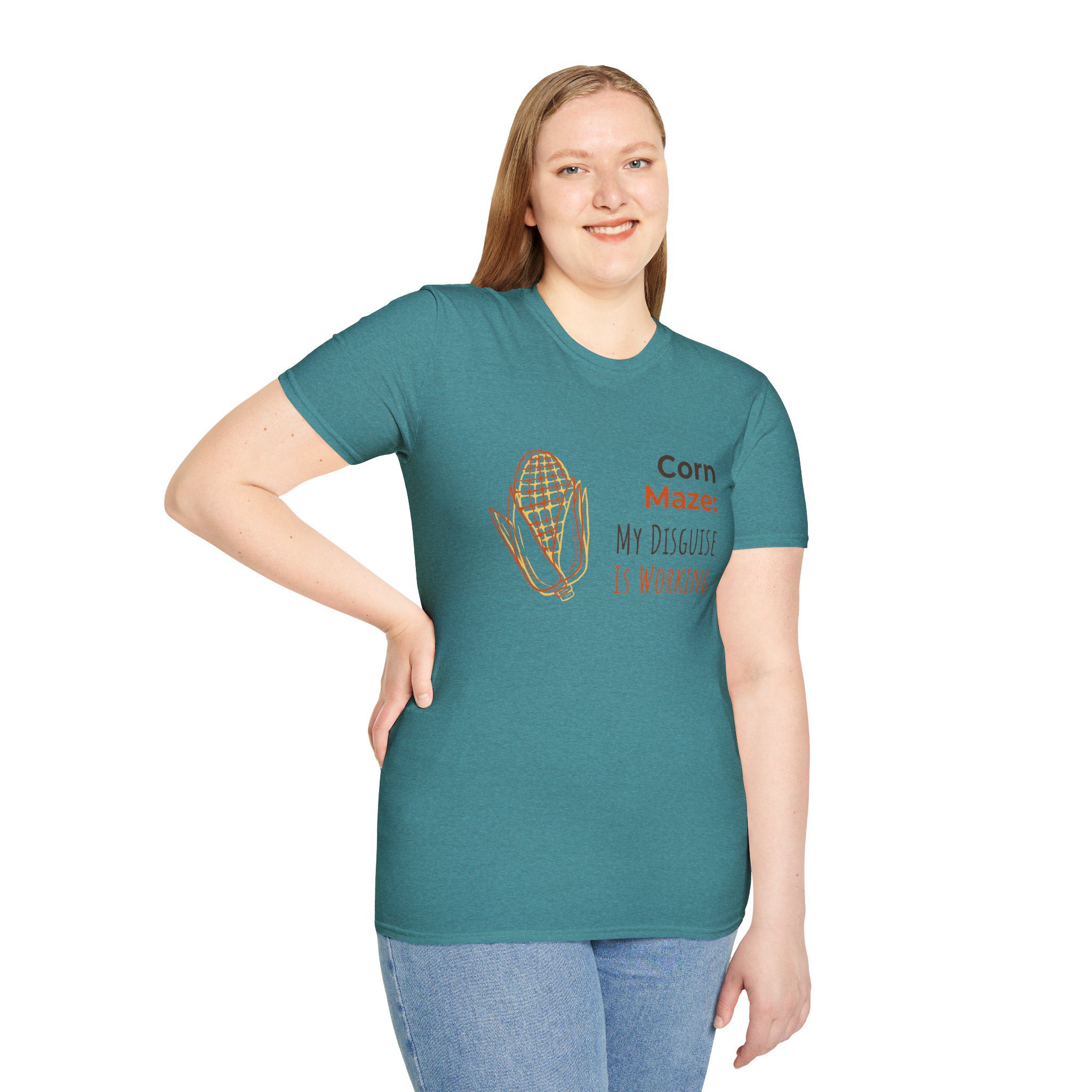 Corn Maze T‑Shirt – “My Disguise Is Working” Fall Harvest Tee - Image 6
